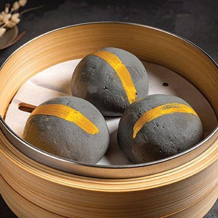 Black Gold Egg Yolk Bun — Hong Kong Kitchen