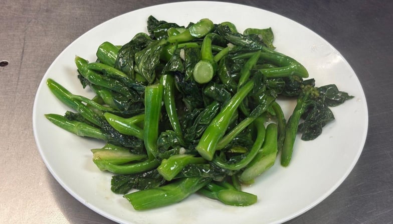 Chinese Broccoli W. Garlic Sauce — Hong Kong Kitchen